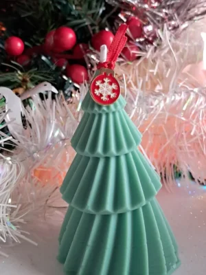 Vela ÁRBOL NAVIDAD ONDULADO
