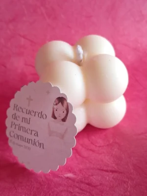 vela BURBUJAS COMUNIÓN