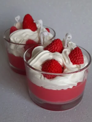 vela FRESAS CON NATA