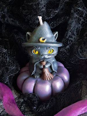 Vela GATO CALABAZA