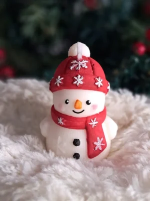 Vela MUÑECO DE NIEVE