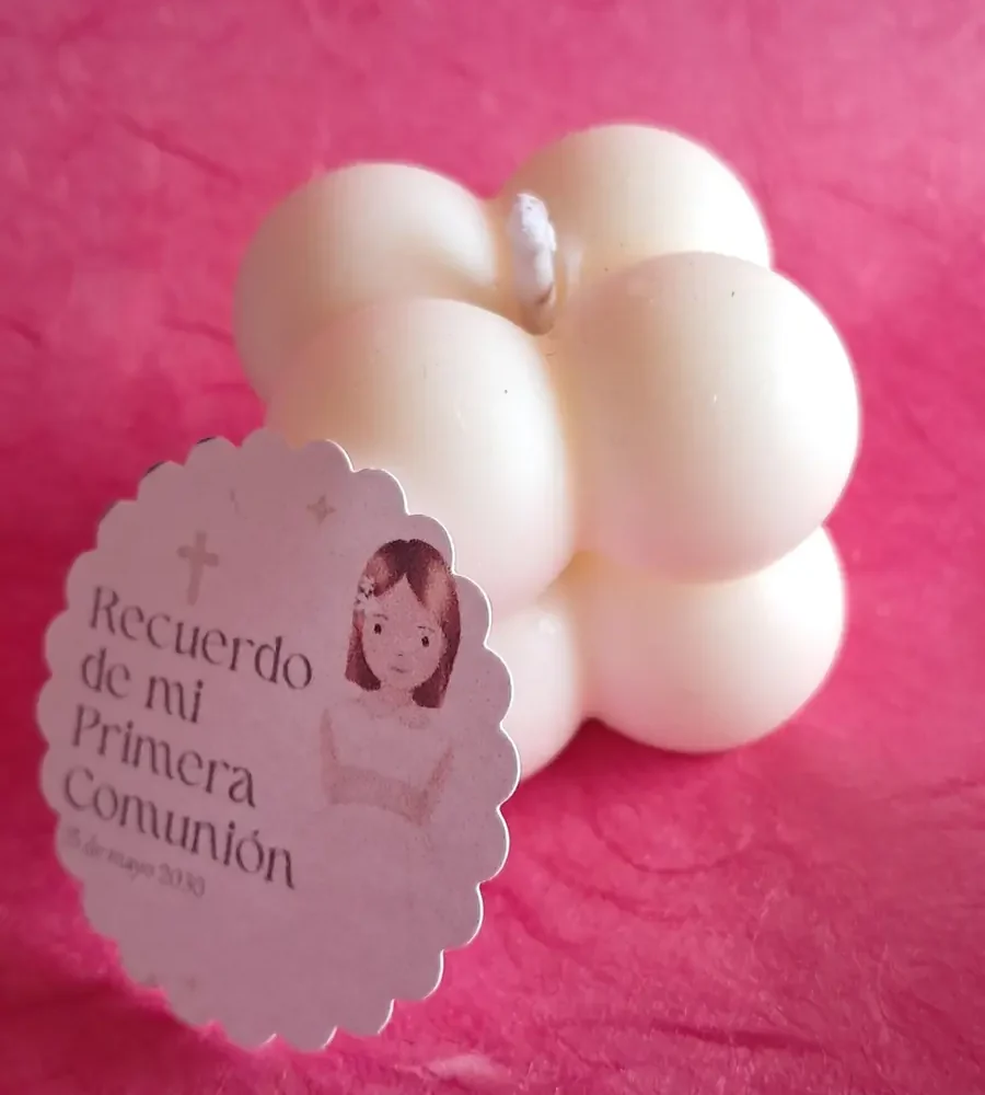 vela BURBUJAS COMUNIÓN