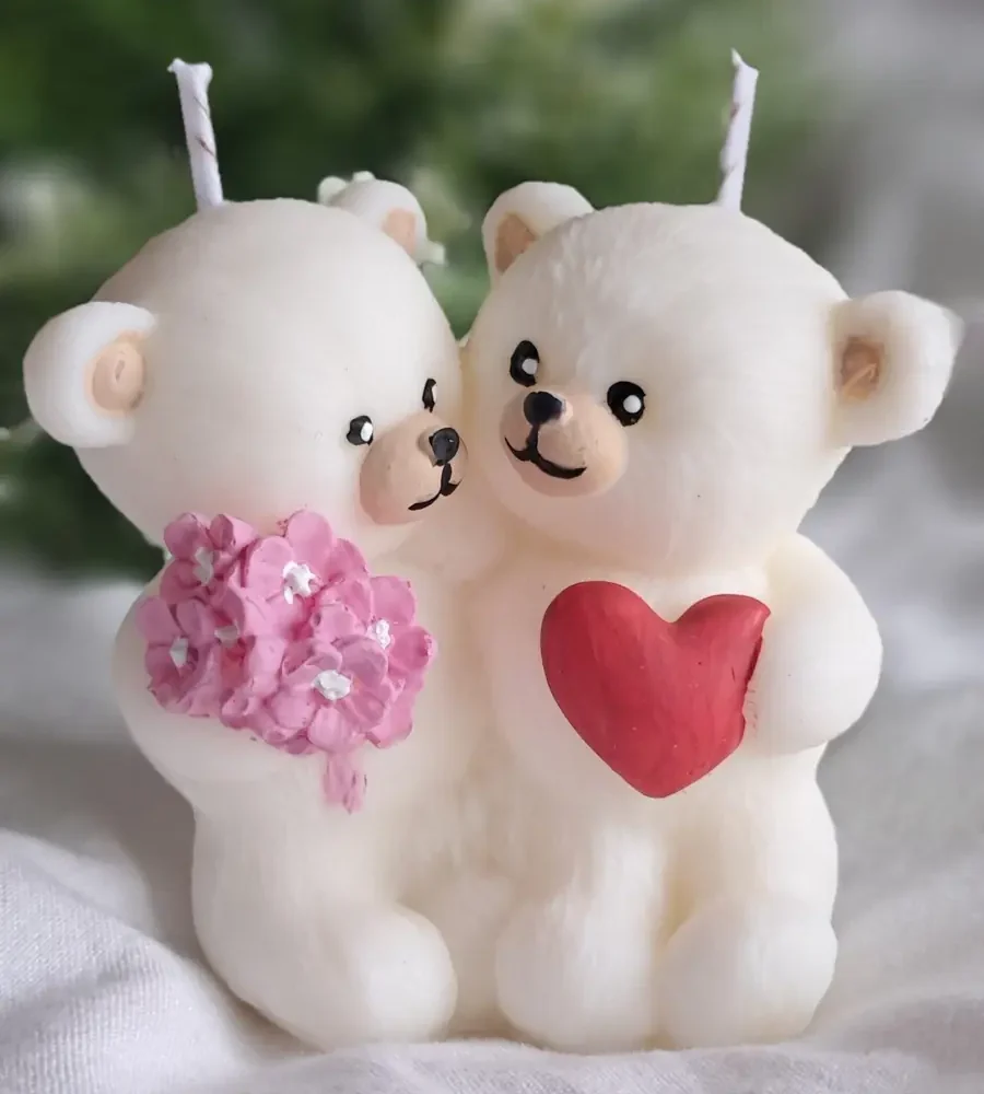 Vela ositos «IN LOVE»